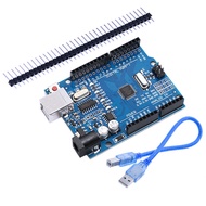 high quality One set UNO R3 CH340G+MEGA328P Chip 16Mhz For Arduino UNO R3 Development board + USB CA