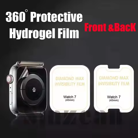 5sets 360 Hydrogel Film for Apple Watch ULTRA 3 se3 S11 S8 S10 46MM 49mm S7 45mm 41mm 38mm 42mm 40mm