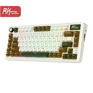 RK ROYAL KLUDGE 85 Key Diy Tri-Mode RGB Wired Bluetooth 2.4G Wireless Mechanical Keyboard - Palm Gre