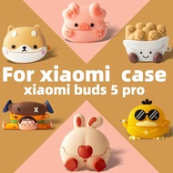 For xiaomi Buds 5 Pro Shockproof Headphone Case Cover xiaomi Buds 5 pro Shockproof Silicone Cover Sh