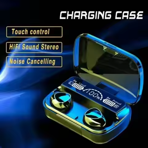 TWS M10 Wireless Bluetooth Headphones LED Display 3500mah Charging Box 9D Stereo In-Ear Sports Water