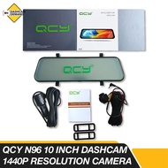 QCY Dashcam N96 10 Inches Full Screen Car Camera IPS Touch Screen FHD Dash Cam for car