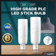 <2 YEARS WARRANTY> 8W/13W PLC(G24D-2PIN) LED STICK BULB MENTOL LAMPU LED