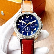 [Original] Fossil FS5602 Bowman Chronograph Luggage Leather Men's Watch