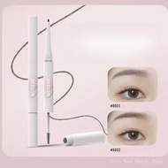 Dezone Daizhuang Double-Headed Color Holding Eyebrow Pencil Light Color Water Resistant Long-Lasting