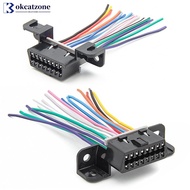 OKCATZONE 10cm/30cm 16pin J1962F OBD2 Extension Cable Male line to Female Automotive for Car Diagnos