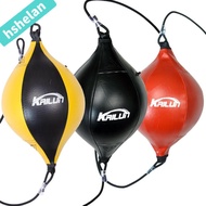 HSHELANXB Boxing Speed Bag, Inflatable Pneumatic Cylinder Boxing Punching Bag,  with Hooks PU Hangin