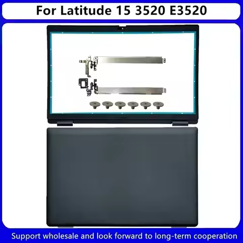 New For Kailxuling Latitude 15 3520 E3520 LCD Back Cover A Shell 017XCF 04Y37V / Front Bezel 0X5CF4 