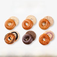 Whole Wheat Sesame Seed Bagel Bread Low Sugar Substitution Meal Snack Breakfast Alkaline Water Reduc