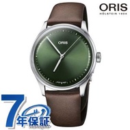 オリス アートリエ 38mm 自動巻き 腕時計 ブランド メンズ ORIS 01 733 7762 4057-07 5 20 70FC アナログ グリーン ブラウン スイス製