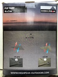 德國 High Peak Fiji Trap 4x3m 户外 露營 天幕
