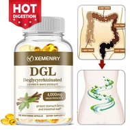 XEMENRY DGL Licorice 400 mg - Deglycyrrhizinated Licorice Root Supplement - Relieves Stomach, Intest