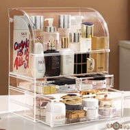Acrylic Makeup Organizer Cosmetic Storage Box Cosmetic Display Case with Drawers Organizer Dustproof Waterproof High Capacity
