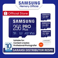 Samsung Memory card HP PRO PLUS 128GB/256GB/512GB Micro SD Memory card SD card U3 A2 V30 FREE Adapter 10th Warranty