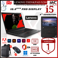 Lenovo ThinkPad X280 i5 / i7 8th Gen | 16GB RAM | 512GB SSD | Ultra Slim | 1 Year Warranty