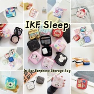READY STOCK For IKF Sleep In-Ear Earphone Creative Cartoon USB Cable Storage Bag