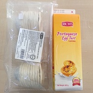 Same day delivery - Rich Portuguese Egg Tart Topping 907g & Egg Tart Shell  30 pcs : 1 set