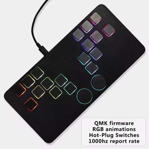 impactx symmetry QMK firmware rhythm music game mechanical low-profit switches keyboard DJMAX OSU