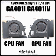 ASUS/ASUS ROG Zephyrus แฟนตาซี14 G14 GA401I GA401IV พัดลมซีพียู + GPUdrqibq