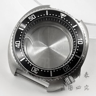 44mm Orange Ring Watch Case Stainless Steel Silver Watch Case Fit NH35 NH36 7S26 7S36 4R35 4R36 Move