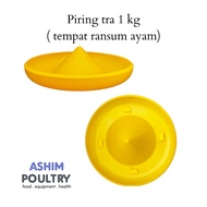 Tra plates 1kg, 3kg, 5kg (chicken food container)