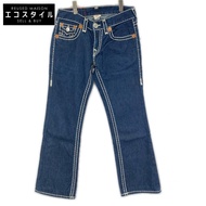True Religion JOEY SUPER 海軍藍加厚直筒牛仔褲 34 29 [二手]