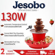 Jesobo Party 3 Tier Electric Chocolate Fountain Maker Machine Sauce Chocolate Machine