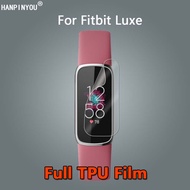 1/3/5/10 Pcs Soft TPU Repairable Hydrogel Film For Fitbit Luxe Alta HR Ace 2 Band Bracelet Ultra Thin Clear Screen Protector -Not Tempered Glass