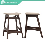 MUSE Design BENSON 23" 59cm Counter Bar Stool-Chestnut