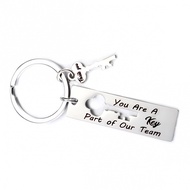 Thank You Keychain Gift You are A Key Part of Our Team with Gift Box Gift for Colleague Classmates