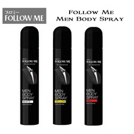 Follow Me Men Body Spray Perfume 75ml / Minyak Wangi Follow Me