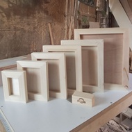 Dutch Teak Wood Frame 2R 3R 4R 5R Aesthetic Wood Frame