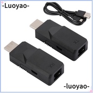 LUOYAO1 60m HDMI-compatible Extender Laptop 1080P Projector Converter