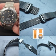 20mm OMG 型 米蘭錶帶 2.5mm厚  1/1  Omega 鯊魚錶帶 米蘭錶帶 適用 : Rolex Panerai Omega IWC Tudor Seiko 錶帶