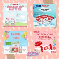 BEBIMORA - DIAPANTS DIAPERS / HEAD TO TOE WASH / BABY LOTION / BEBIWIPES / TRAVEL PACK 4 IN 1 / BABY