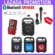 #Readystock Mini Speaker Bluetooth Speaker Bass Speaker Mini Speaker Karaoke Speaker Portable Speaker With Mic