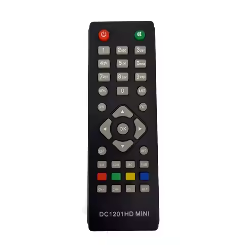 New Replace For Amiko T58 DVB-T2 D-Color DC1201HD MINI DC1301HD DVD Media Remote