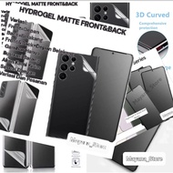 LAYAR Hydrogel Matte Doff Front/Back Xiaomi A3 Mi 6X 5X A2 A1 A2Lite Mi Max 1 Mimax 2 Mimax 3 Mi Mix 4 Mimix 3 Mi Mix 2 2s Mi Mix 1 Hydrogel Anti-Scratch Glare A Front Protective Oil Full Cover Screen Gell Jelly Matte Dof A Fingerprint 4G 5G Lite X S REDM