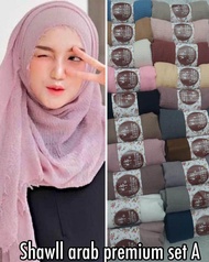 🔥READY STOCK 🔥 Shawl arabic fringe/shawl Malas (Borong)