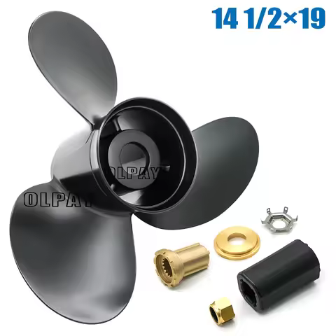 14 1/2 x 19 Pitch 48-832830A45 Upgrade Aluminum Propeller for Mercury Outboard Engines 135-300HP&Mer