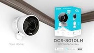 含發票 DCS-8010LH HD廣角無線網路攝影機，內建120°廣角鏡頭，比起一般網路攝影機提供更完整的監看範圍