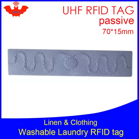 UHF RFID laundry tag hotel Linen clothing Washable heat resisting 902-928MHZ NXP UCode8 EPC Gen2 6C 