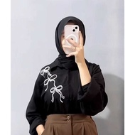 Tq88indonesia Trendy Long Sleeve Blouse Trendy LINDA EMBROIDERED BLOUSE/