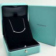 Tiffany蒂芙尼18K玫瑰金smile小號笑臉項鏈