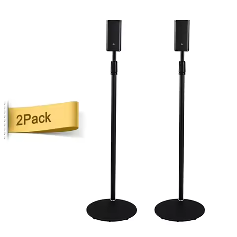 2Pcs Speaker Stand for Samsung Q30B 9500S Q900A JBL Speaker Sound Bar 80-150cm Adjustable Speaker Fl