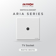 DUTRON ARIA Series White TV Socket TV Outlet/