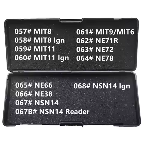 57-68 LiShi 2 in 1 MIT8 MIT11 MIT9 MIT6 NE71R NE72 NE78 NE66 NE38 NSN14 reader Locksmith Tools For A