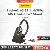 [FAST SHIP] Jabra Evolve 65 SE | Link 380a | MS | Professional Wireless Headset With Stand