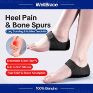 Heel Inserts Protector Shock-Absorbing Pressure-Dispersing, Plantar Fasciitis Achilles Long Standing