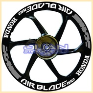 ❈ ◮ ☂ Honda Airblade 150 Quality Reflectorized Mags Decals Sticker